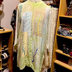 Art to wear silk tunic #49